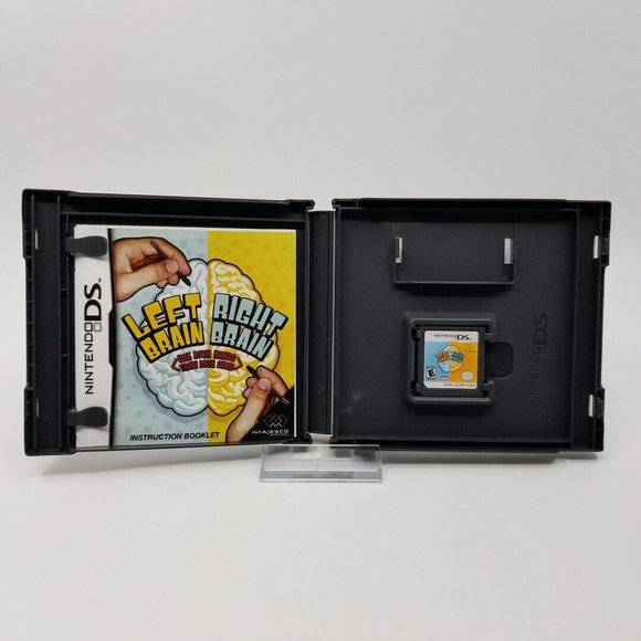 Nintendo DS Left Brain Right Brain Video Game (2007, Complete) Thinking Game - Picture 2 of 4